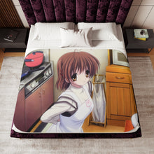 Load image into Gallery viewer, Clannad Nagisa Furukawa Sherpa Blanket