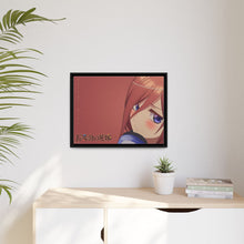 Load image into Gallery viewer, Nakano Miku Canvas Framed Art Print