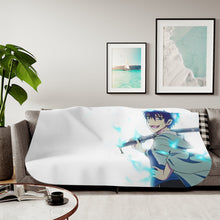 Load image into Gallery viewer, Blue Exorcist Rin Okumura Sherpa Blanket
