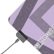 Load image into Gallery viewer, Glass Heart Princess RGB LED Mouse Pad (Desk Mat)