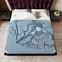 Load image into Gallery viewer, Anime Spirited Away Sherpa Blanket