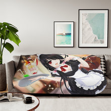 Load image into Gallery viewer, Kurumi Tokisaki Sherpa Blanket