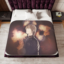 Load image into Gallery viewer, Kira, Light Yagami Sherpa Blanket