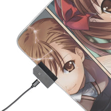 Load image into Gallery viewer, A Certain Magical Index Kamijou Touma, Mikoto Misaka, Kuroko Shirai, Kaori Kanzaki RGB LED Mouse Pad (Desk Mat)