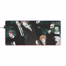 Load image into Gallery viewer, Psycho- Pass Main Members RGB LED Mouse Pad (Desk Mat)