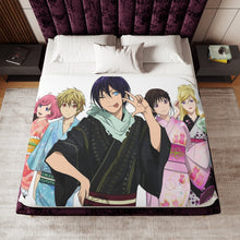 Load image into Gallery viewer, Anime Noragamir Sherpa Blanket