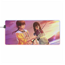 Load image into Gallery viewer, Anime Summer Pockets RGB LED Mouse Pad (Desk Mat)