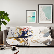 Load image into Gallery viewer, Violet Evergarden Sherpa Blanket