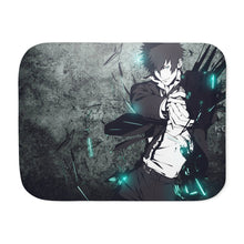 Load image into Gallery viewer, Shinya Kogami With His dominator Sherpa Blanket
