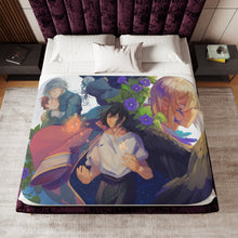 Load image into Gallery viewer, Anime Howl's Moving Castle Sherpa Blanket