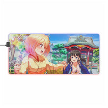 Load image into Gallery viewer, Chisato Nishikigi & Takina Inoue RGB LED Mouse Pad (Desk Mat)