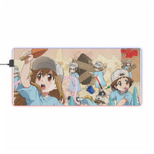 Load image into Gallery viewer, Platelets RGB LED Mouse Pad (Desk Mat)