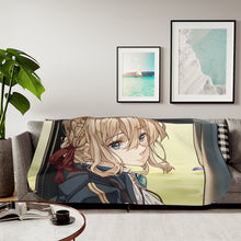 Load image into Gallery viewer, Violet Evergarden Sherpa Blanket