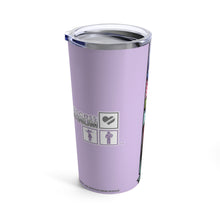Load image into Gallery viewer, Glass Heart Princess Tumbler 20oz