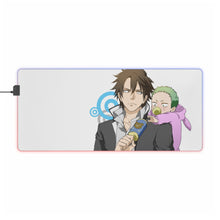 Load image into Gallery viewer, Anime Beelzebub RGB LED Mouse Pad (Desk Mat)