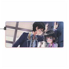 Load image into Gallery viewer, Masamune-kun's Revenge Aki Adagaki, Masamune Makabe RGB LED Mouse Pad (Desk Mat)
