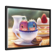 Load image into Gallery viewer, Rem & Ram Canvas Framed Art Print