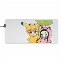 Load image into Gallery viewer, Demon Slayer: Kimetsu no Yaiba RGB LED Mouse Pad (Desk Mat)