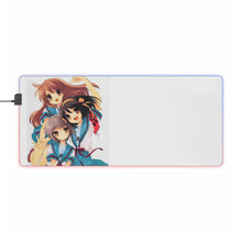 Load image into Gallery viewer, The Melancholy Of Haruhi Suzumiya RGB LED Mouse Pad (Desk Mat)
