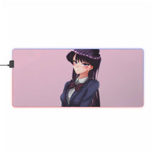 Load image into Gallery viewer, Komi Can't Communicate Komi Shouko RGB LED Mouse Pad (Desk Mat)