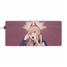 Load image into Gallery viewer, Anime Chainsaw Man RGB LED Mouse Pad (Desk Mat)