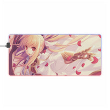 Load image into Gallery viewer, Magical Girl Lyrical Nanoha RGB LED Mouse Pad (Desk Mat)