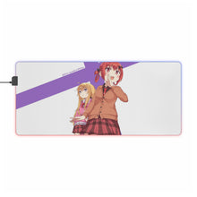 Load image into Gallery viewer, Gabriel DropOut Satanichia Kurumizawa Mcdowell, Gabriel Tenma White RGB LED Mouse Pad (Desk Mat)