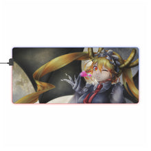 Load image into Gallery viewer, Miss Kobayashi's Dragon Maid Kobayashi San Chi No Maid Dragon, Tohru RGB LED Mouse Pad (Desk Mat)