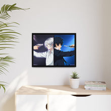 Load image into Gallery viewer, Villain and a hero Canvas Framed Art Print