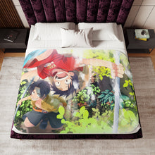 Load image into Gallery viewer, Luffy and Ace Sherpa Blanket