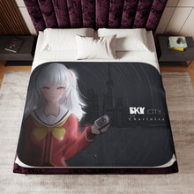 Load image into Gallery viewer, Sky City Sherpa Blanket