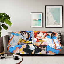 Load image into Gallery viewer, Nisekoi Chitoge Kirisaki, Kosaki Onodera, Seishirou Tsugumi, Marika Tachibana, Shuu Maiko Sherpa Blanket