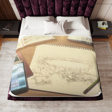 Load image into Gallery viewer, Your Name. Sherpa Blanket