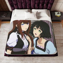 Load image into Gallery viewer, Kurisu & Mayuri Sherpa Blanket