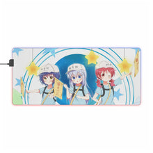 Load image into Gallery viewer, Is The Order A Rabbit? RGB LED Mouse Pad (Desk Mat)