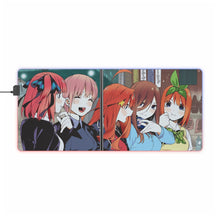 Load image into Gallery viewer, The Quintessential Quintuplets RGB LED Mouse Pad (Desk Mat)