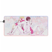 Load image into Gallery viewer, Durarara!! Izaya Orihara, Shizuo Heiwajima RGB LED Mouse Pad (Desk Mat)