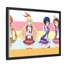 Load image into Gallery viewer, Nisekoi Chitoge Kirisaki, Kosaki Onodera, Seishirou Tsugumi, Marika Tachibana Canvas Framed Art Print