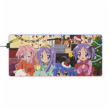 Load image into Gallery viewer, Lucky Star Konata Izumi, Kagami Hiiragi, Tsukasa Hiiragi, Miyuki Takara, Akira Kogami RGB LED Mouse Pad (Desk Mat)