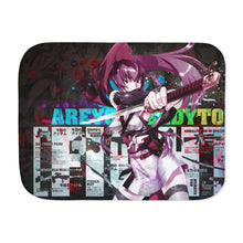 Load image into Gallery viewer, Anime Highschool Of The Dead Sherpa Blanket