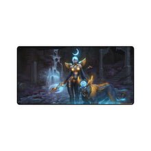 Load image into Gallery viewer, Moon Fairy and Her Protector Mouse Pad (Desk Mat)