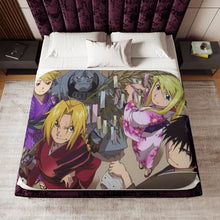 Load image into Gallery viewer, Anime FullMetal Alchemist Sherpa Blanket