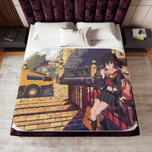 Load image into Gallery viewer, Anime Kill La Kill Sherpa Blanket