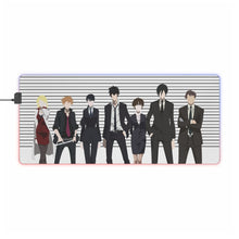 Load image into Gallery viewer, Psycho-Pass Akane Tsunemori, Nobuchika Ginoza, Shuusei Kagari, Tomomi Masaoka, Shion Karanomori RGB LED Mouse Pad (Desk Mat)