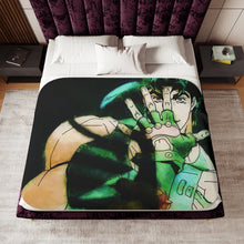 Load image into Gallery viewer, Anime Jojo's Bizarre Adventure Sherpa Blanket