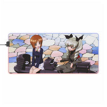 Load image into Gallery viewer, Girls und Panzer RGB LED Mouse Pad (Desk Mat)