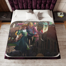 Load image into Gallery viewer, Anime Howl's Moving Castle Sherpa Blanket