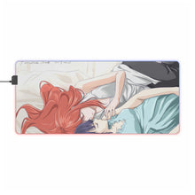 Load image into Gallery viewer, Kuzu No Honkai Hanabi Yasuraoka, Sanae Ebato RGB LED Mouse Pad (Desk Mat)
