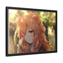 Load image into Gallery viewer, Cute raphtalia Canvas Framed Art Print