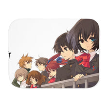 Load image into Gallery viewer, Another Mei Misaki, Kouichi Sakakibara, Izumi Akazawa, Naoya Teshigawara, Yuuya Mochizuki Sherpa Blanket